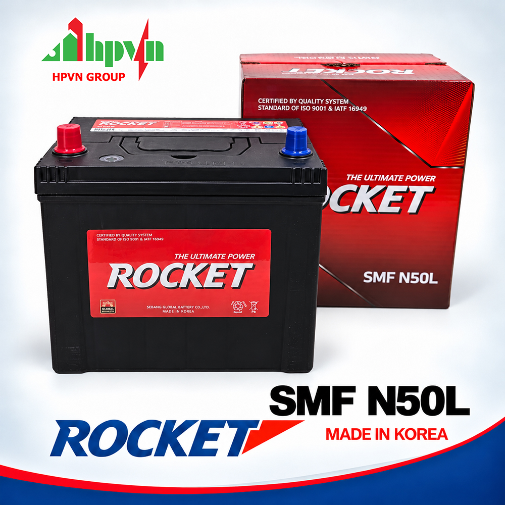 Ắc Quy Rocket N50L (12V-50AH)