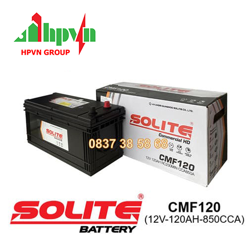 BÌNH ẮC QUY SOLITE CMF120 (12V-120AH)