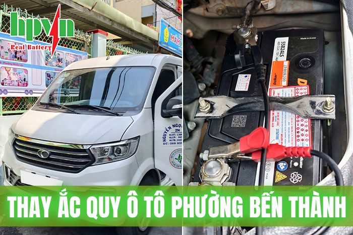 Thay Bình Ắc Quy Ô Tô Chính Hãng Tại Phường Bến Thành, TP.HCM