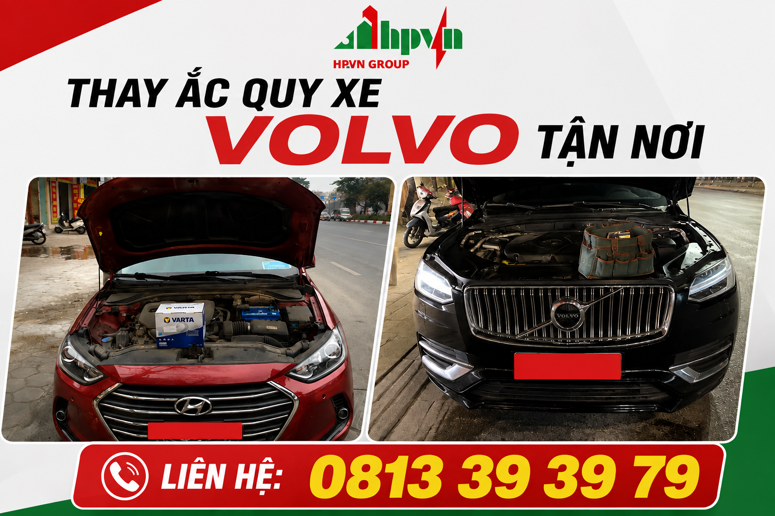 Thay bình ắc quy tận nơi HPVN GROUP 