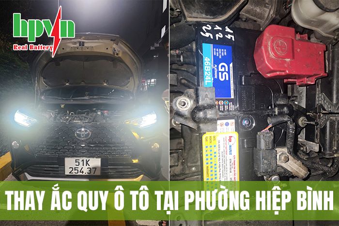 Dịch Vụ Thay Bình Ắc Quy Ô Tô Tại Phường Hiệp Bình