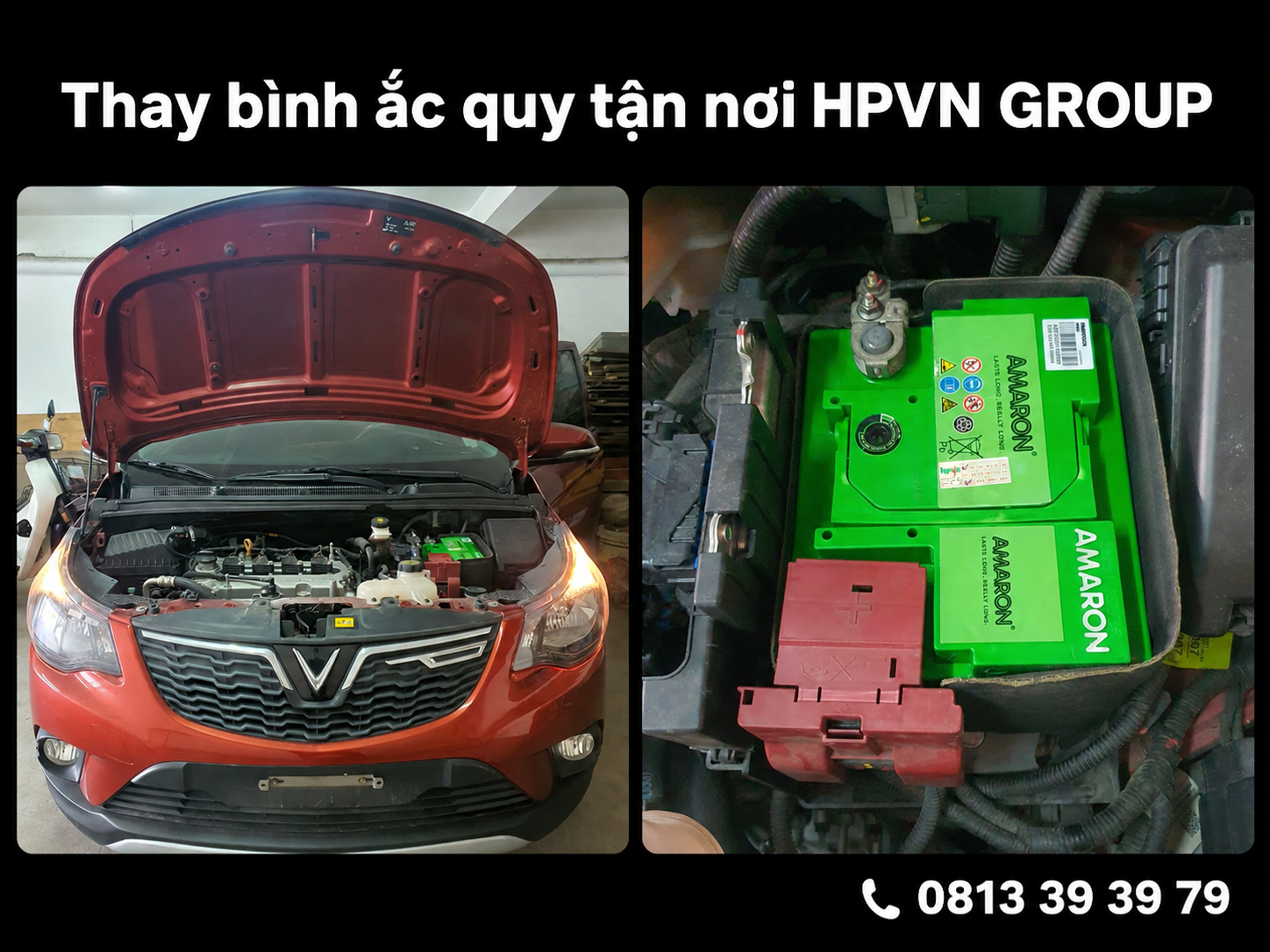 Thay bình ắc quy tận nơi - Liên hệ ngay HPVN GROUP