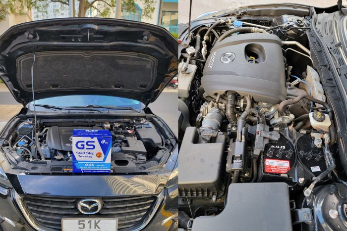 Thay bình ắc quy cho xe Mazda 3 tận nơi 