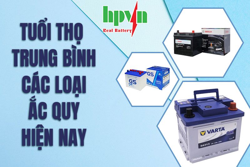 tuổi thọ trung bình ắc quy ô tô hiện nay