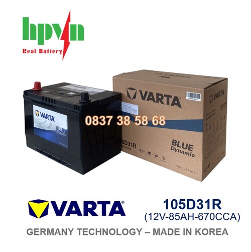 ẮC QUY VARTA 105D31R (12V-85AH)