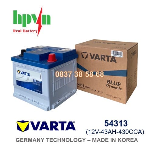 ẮC QUY VARTA 54313 (12V-43AH)