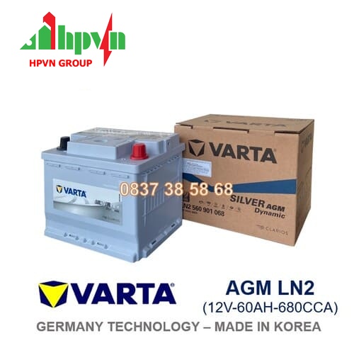ẮC QUY VARTA LN2 (12V-60AH)