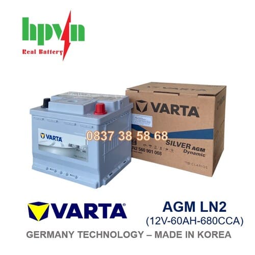 ẮC QUY VARTA LN2 (12V-60AH)