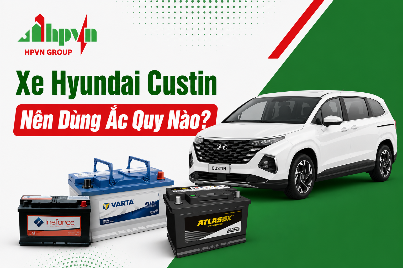Hyundai Custin Nên Dùng Ắc Quy Nào? Hãy Đọc Kỹ Bài Viết Này!