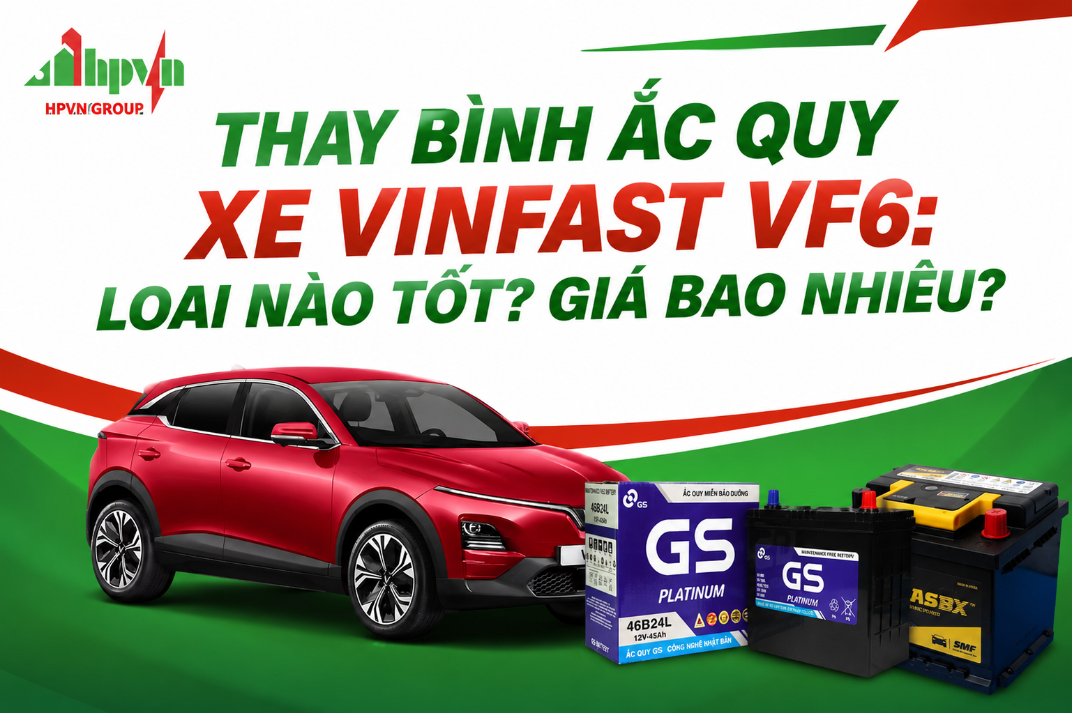 Thay Bình Ắc Quy Xe VinFast VF6: Loại Nào Tốt? Giá Bao Nhiêu?